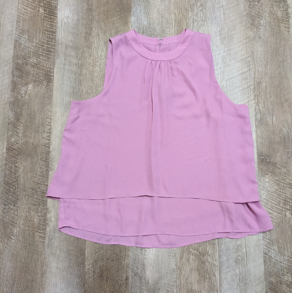 J Crew Pink Sleeveless Blouse Top